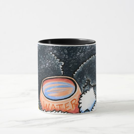 ポルトガル水犬 マグカップ (中央)