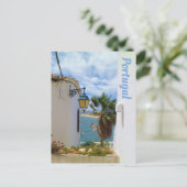 ポルトガル沿岸村からの挨拶 ポストカード (スタンド正面)