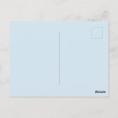 ポルトガル沿岸村からの挨拶 ポストカード (裏面)