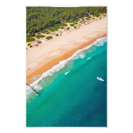 ポルトガル海岸の航空写真プリント – Tu フォトプリント