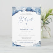 ポルトガル海軍ブルーの少年のバプテスマ式 招待状 (スタンド正面)