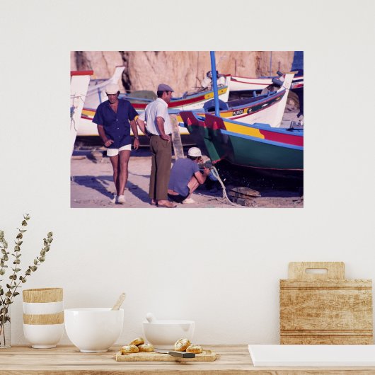 ポルトガル漁師 ポスター (キッチン)