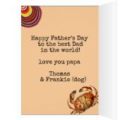 ポルトガル父の日のカード,ポルトガル国旗 (内側 (左))