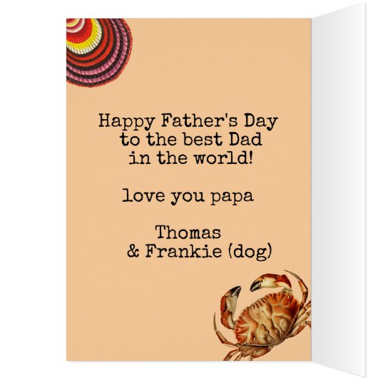 ポルトガル父の日のカード,ポルトガル国旗 (内側 (左))