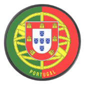 ポルトガル王国の紋章1640年～1910年 アイスホッケーパック (正面)