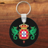 ポルトガル王国の紋章1640年～1910年 キーホルダー (正面)