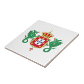 ポルトガル王国の紋章1640年～1910年 タイル (側面)