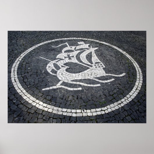 ポルトガル産のカラベル ポスター (正面)