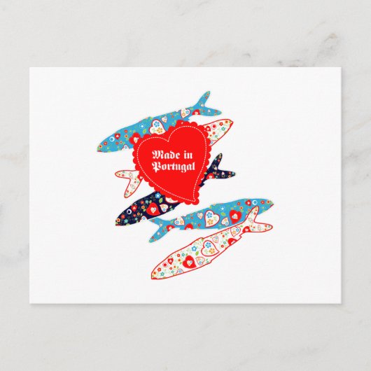 ポルトガル産イワシ ポストカード (正面)
