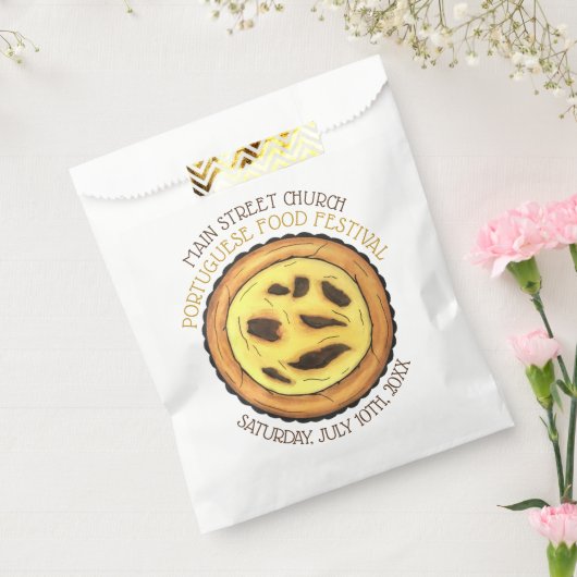 ポルトガル産エッグカスタードタルトパティシエフェスティバル フェイバーバッグ (封をした状態)