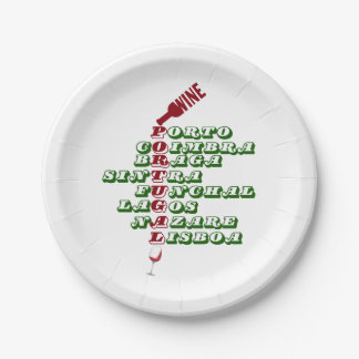 ポルトガル産ワイン ペーパープレート