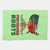 ポルトガル系アメリカ人ルーツティータオル キッチンタオル (横)