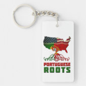 ポルトガル系アメリカ人ルーツ キーホルダー (正面)