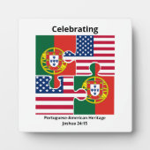 ポルトガル系アメリカ人伝統キリスト教徒 フォトプラーク (正面)