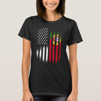 ポルトガル系アメリカ人伝統月ポルトガルPatrio Tシャツ