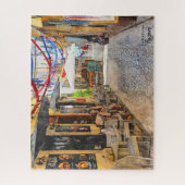 ポルトガル素晴らしナザレでの会話 ジグソーパズル (縦)