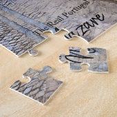 ポルトガル素晴らしナザレでの会話 ジグソーパズル (側面)