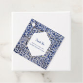 ポルトガル素朴タイル結婚の贈り物メッセージカード フェイバータグ (インサイチュ)