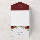 ポルトガル素朴語結婚が一招待状で オールインワン招待状 (外側)