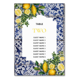 ポルトガル結婚語のテーブル番号ゲスト名 テーブルナンバー