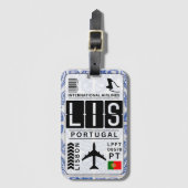 ポルトガル荷物タグ ラゲッジタグ (正面縦)