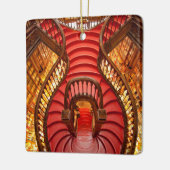ポルトガル華美赤い階段 セラミックオーナメント (左)