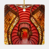 ポルトガル華美赤い階段 セラミックオーナメント (裏面)