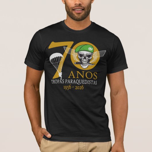 ポルトガル落下傘部隊70周年記念 Tシャツ (正面)