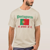 ポルトガル誇りを持った語 Tシャツ (正面)