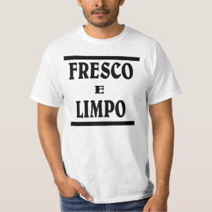 ポルトガル語できれいな新しいn。 フレスコ画E LIMPO Tシャツ
