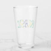 ポルトガル語でフラッグカラーのブラジル タンブラーグラス (裏面)