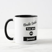 ポルトガル語のおじさんのマグカップ マグカップ (左)