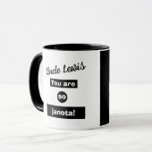 ポルトガル語のおじさんのマグカップ マグカップ (正面左)