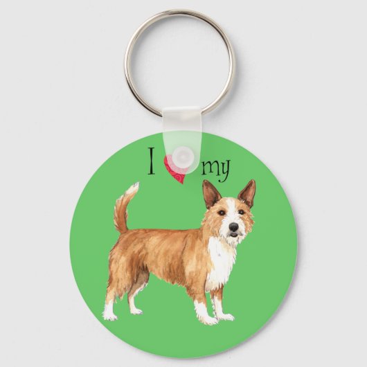 ポルトガル語のポデングペケノが大好き キーホルダー (正面)