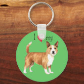 ポルトガル語のポデングペケノが大好き キーホルダー (正面)