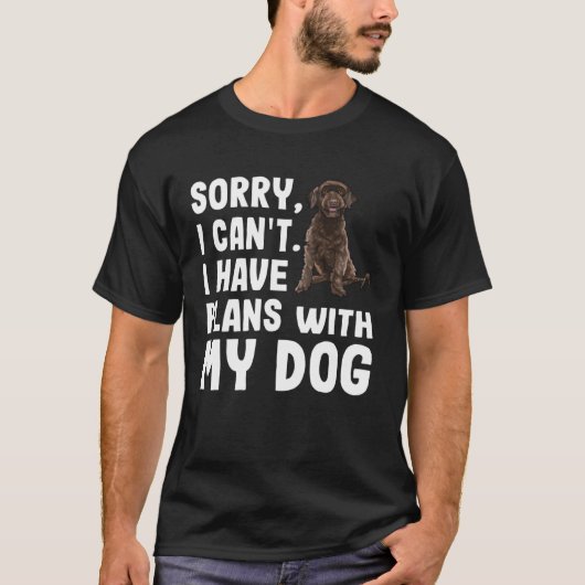 ポルトガル語の水で予定が立てなくてごめんなさい Tシャツ (正面)