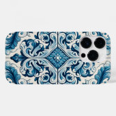 ポルトガル語の青いタイルCase-Mate iPhoneケース Case-Mate iPhoneケース (裏面 (横))