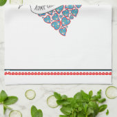 ポルトガル語を愛し図解入りの、写真付きのて愛する キッチンタオル (折り畳み)