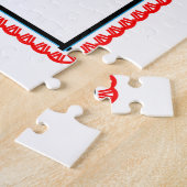 ポルトガル語を愛し図解入りの、写真付きのて愛する ジグソーパズル (側面)