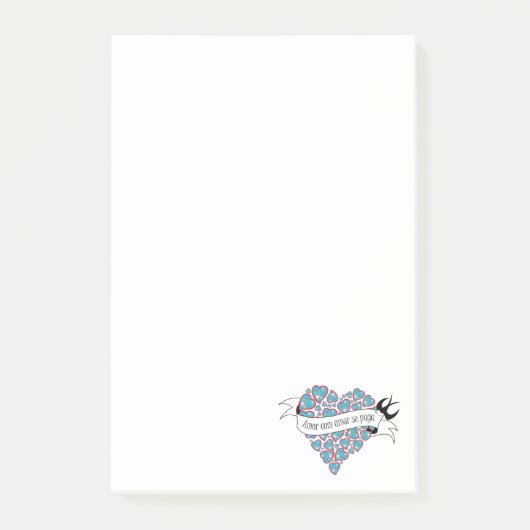 ポルトガル語を愛し図解入りの、写真付きのて愛する ポストイット (正面)