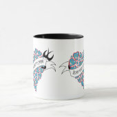 ポルトガル語を愛し図解入りの、写真付きのて愛する マグカップ (中央)