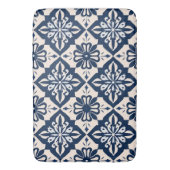 ポルトガル語アズレジョブルーとホワイト バスマット (正面縦)