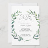 ポルトガル語カザメントフォルハゼイトーナヴェルデヴェンティートカザメントフォルハゼイトーナポルトガル 招待状 (正面)