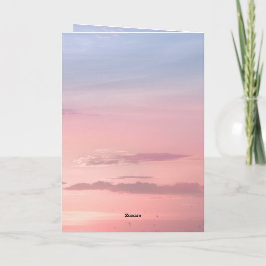 ポルトガル語キリスト教誕生日カード カード (裏面)