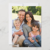 ポルトガル語クリスマスフォトカードクラフト紙リース シーズンカード (裏面)