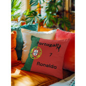 ポルトガル語サッカー選手のカスタマイズ クッション