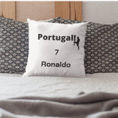 ポルトガル語サッカー選手のカスタマイズ クッション