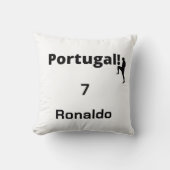 ポルトガル語サッカー選手のカスタマイズ クッション (正面)