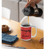 ポルトガル語サッカー選手のカスタマイズ ツートーンマグカップ