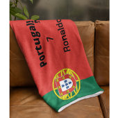 ポルトガル語サッカー選手のカスタマイズ フリースブランケット